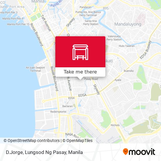 D.Jorge, Lungsod Ng Pasay map