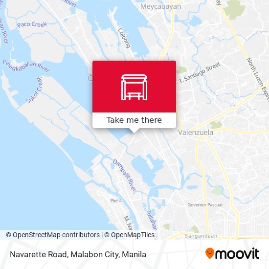 Navarette Road, Malabon City map