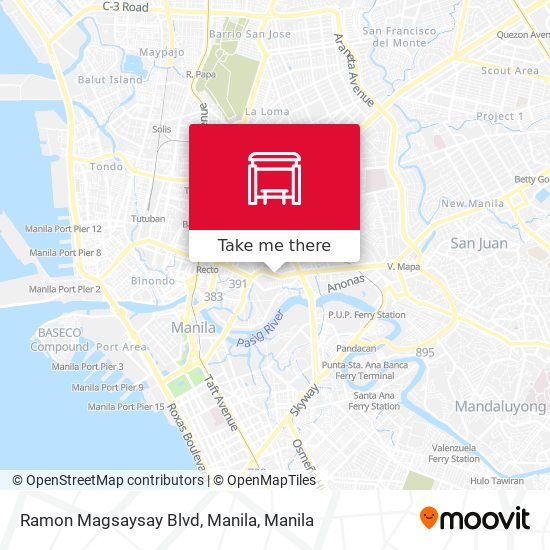 Ramon Magsaysay Blvd, Manila map