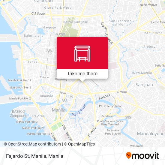 Fajardo St, Manila map