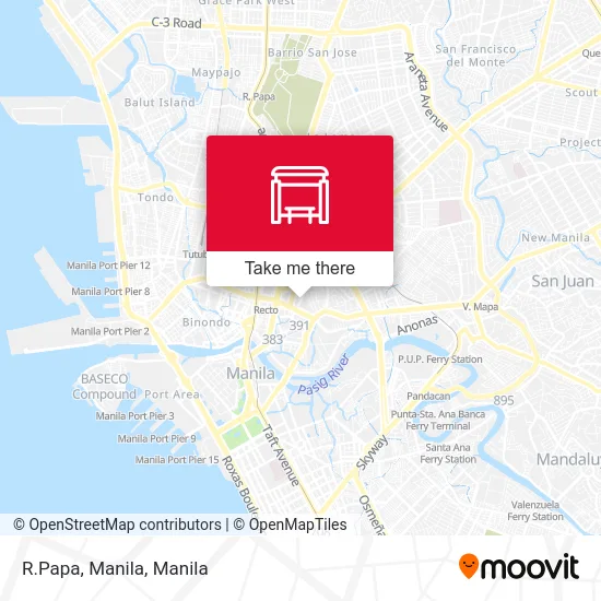R.Papa, Manila map