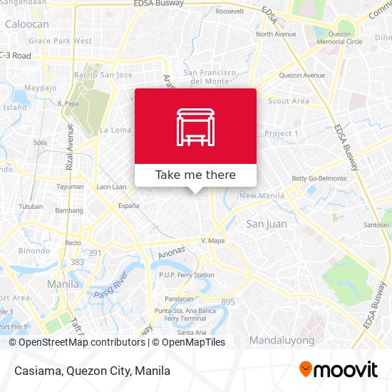 Casiama, Quezon City map