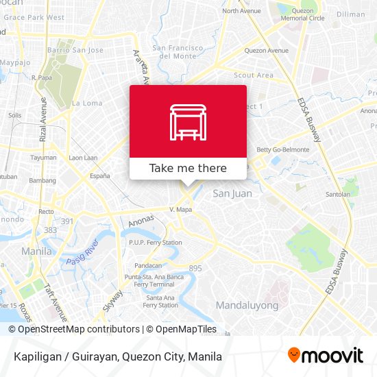 Kapiligan / Guirayan, Quezon City map