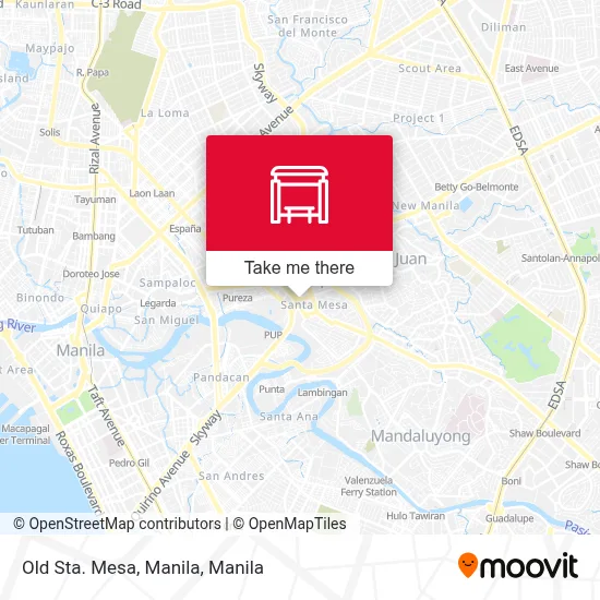 Old Sta. Mesa, Manila map