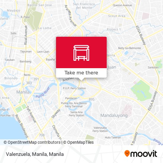 Valenzuela, Manila map