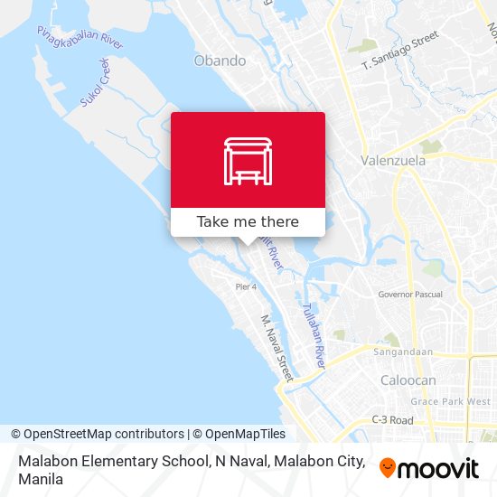 Malabon Elementary School, N Naval, Malabon City map