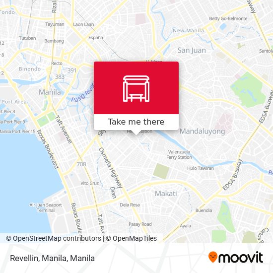 Revellin, Manila map