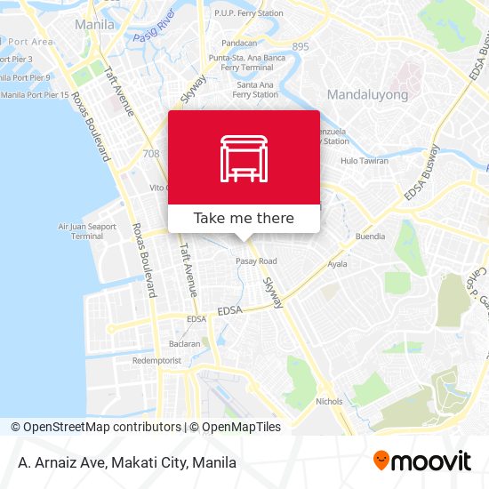 A. Arnaiz Ave, Makati City map
