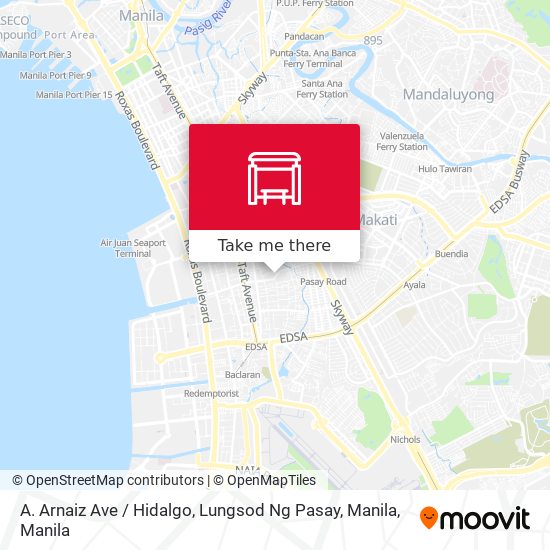 A. Arnaiz Ave / Hidalgo, Lungsod Ng Pasay, Manila map