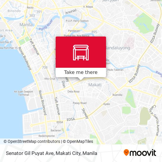 Senator Gil Puyat Ave, Makati City map