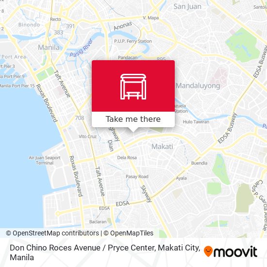 Don Chino Roces Avenue / Pryce Center, Makati City map