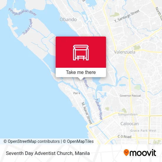 Seventh Day Adventist Church map
