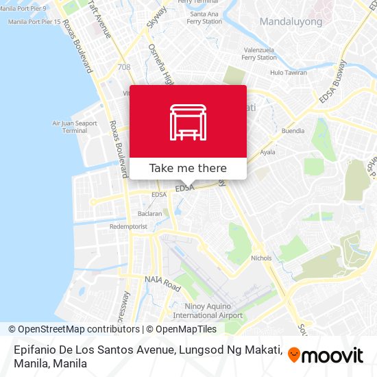 Epifanio De Los Santos Avenue, Lungsod Ng Makati, Manila map