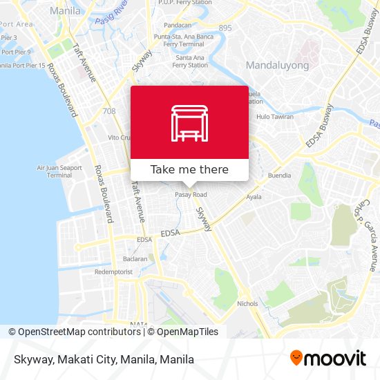 Skyway, Makati City, Manila map