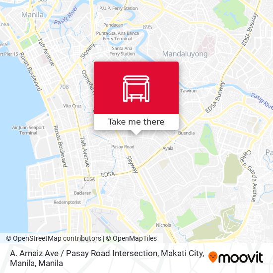 A. Arnaiz Ave / Pasay Road Intersection, Makati City, Manila map