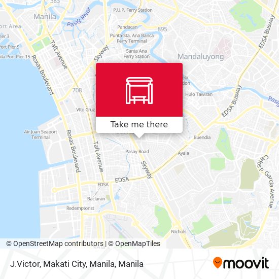 J.Victor, Makati City, Manila map