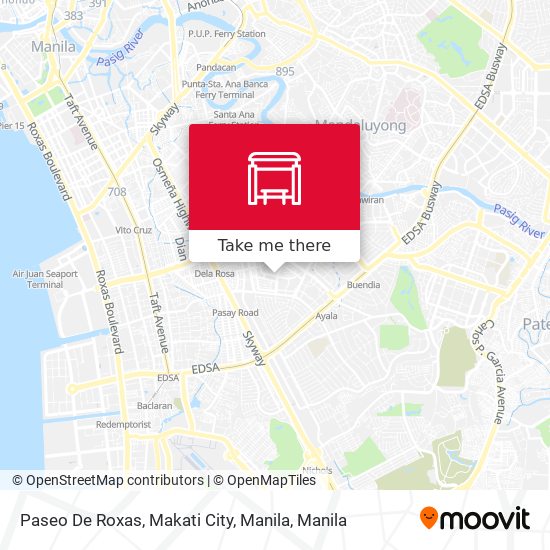 Paseo De Roxas, Makati City, Manila map