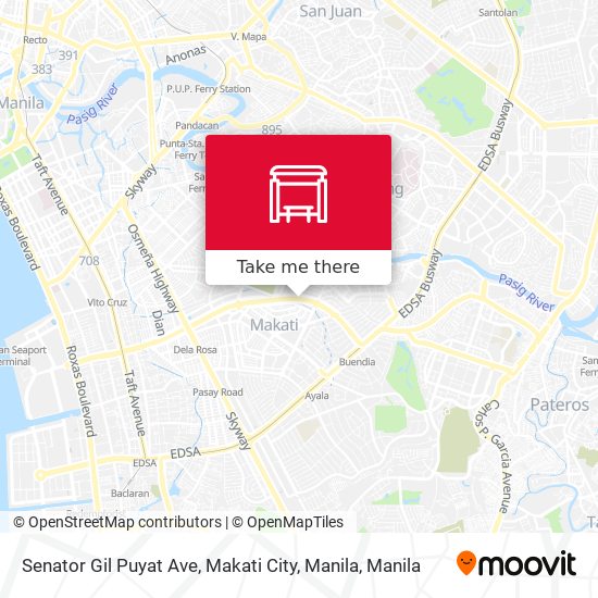 Senator Gil Puyat Ave, Makati City, Manila map