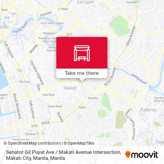 Senator Gil Puyat Ave / Makati Avenue Intersection, Makati City, Manila map