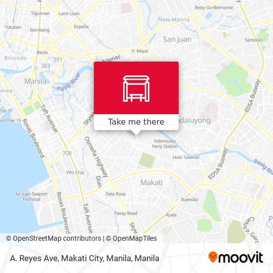 A. Reyes Ave, Makati City, Manila map