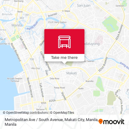 Metropolitan Ave / South Avenue, Makati City, Manila map