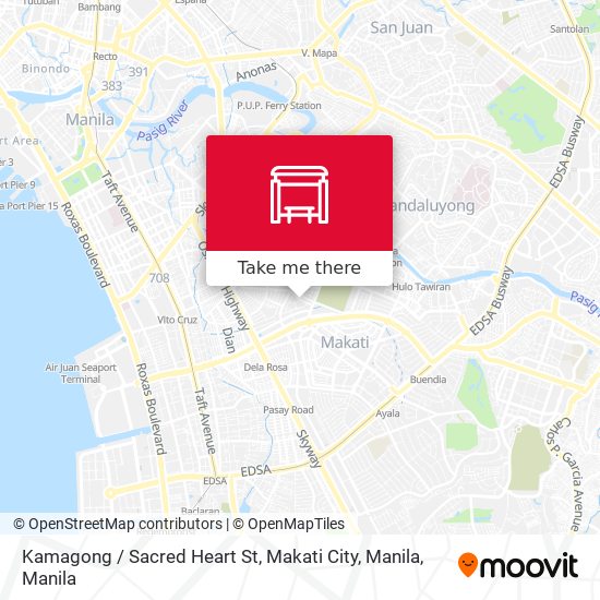 Kamagong / Sacred Heart St, Makati City, Manila map