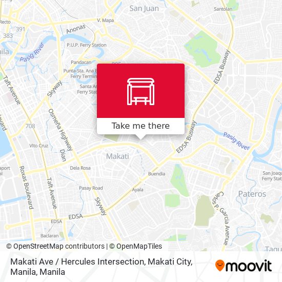 Makati Ave / Hercules Intersection, Makati City, Manila map