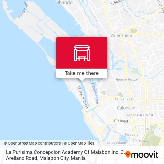 La Purisima Concepcion Academy Of Malabon Inc, C. Arellano Road, Malabon City map