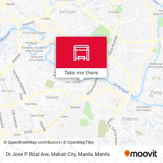 Dr Jose P. Rizal Ave, Makati City, Manila map