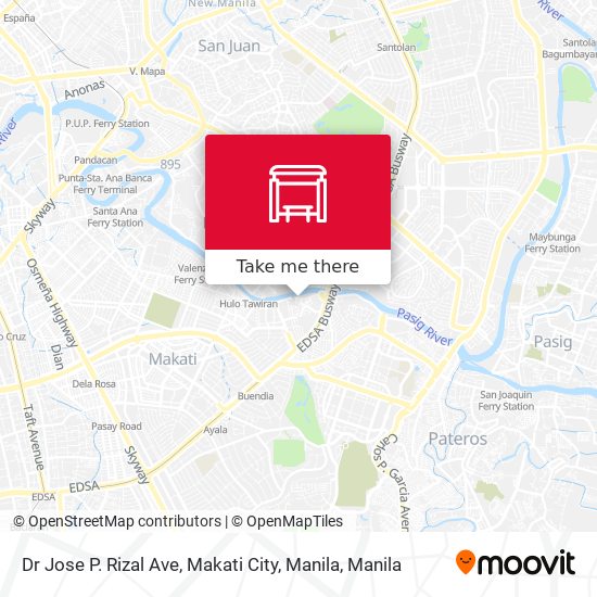 Dr Jose P. Rizal Ave, Makati City, Manila map