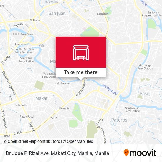 Dr Jose P. Rizal Ave, Makati City, Manila map