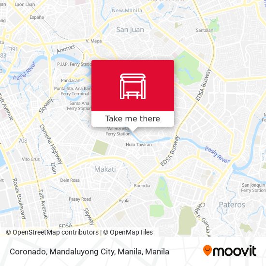 Coronado, Mandaluyong City, Manila map