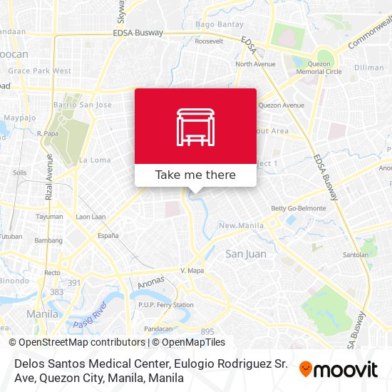 Delos Santos Medical Center, Eulogio Rodriguez Sr. Ave, Quezon City, Manila map