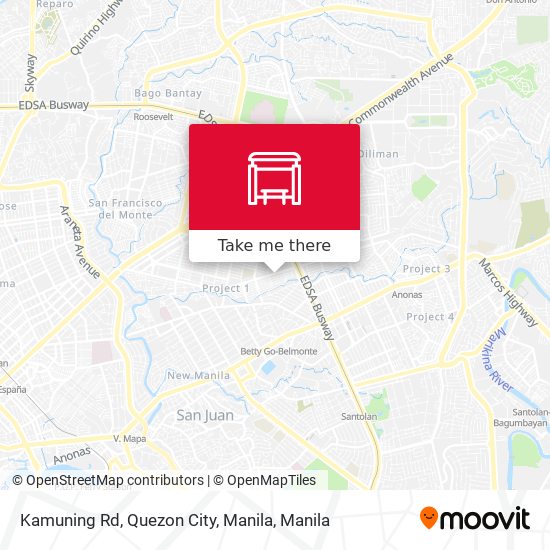 Kamuning Rd, Quezon City, Manila map