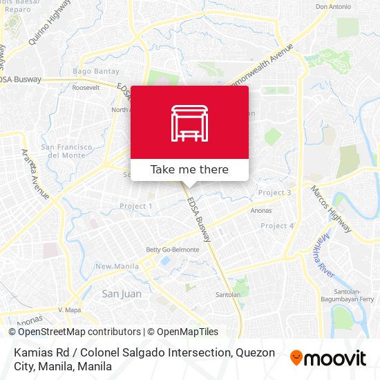 Kamias Rd / Colonel Salgado Intersection, Quezon City, Manila map