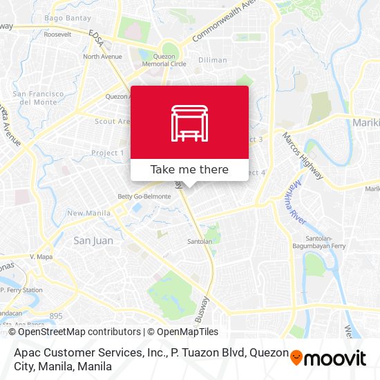 Apac Customer Services, Inc., P. Tuazon Blvd, Quezon City, Manila map