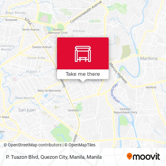 P. Tuazon Blvd, Quezon City, Manila map