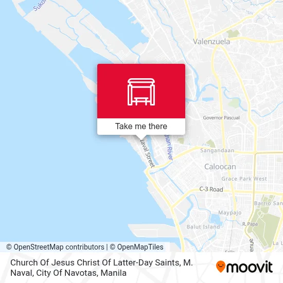 Church Of Jesus Christ Of Latter-Day Saints, M. Naval, City Of Navotas map