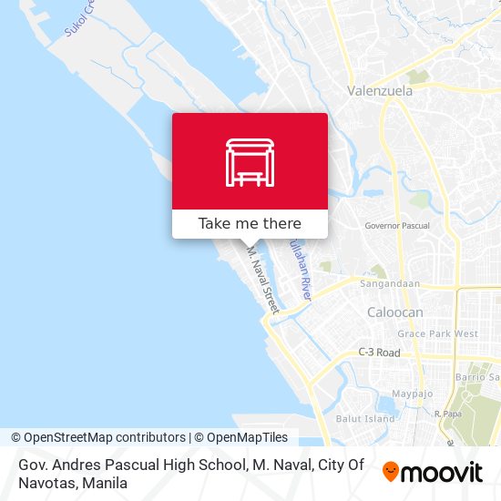 Gov. Andres Pascual High School, M. Naval, City Of Navotas map