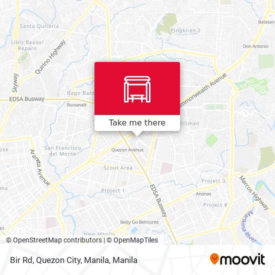 Bir Rd, Quezon City, Manila map