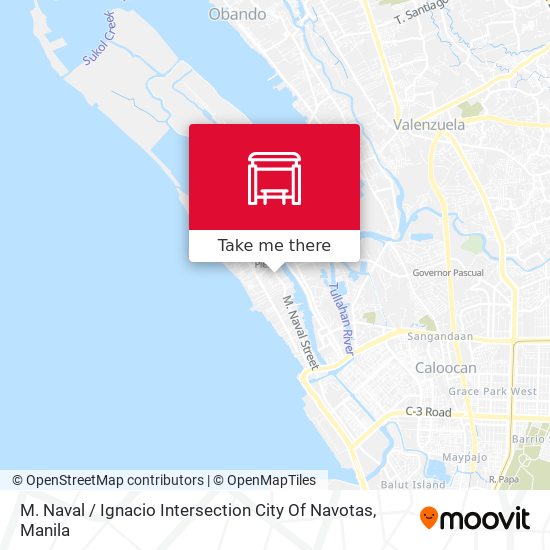 M. Naval / Ignacio Intersection City Of Navotas map