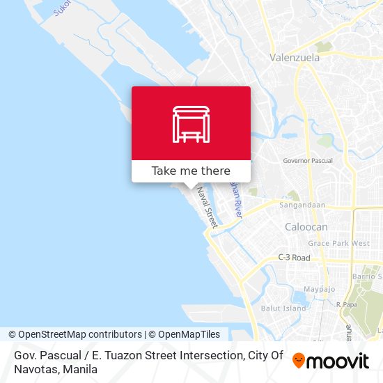 Gov. Pascual / E. Tuazon Street Intersection, City Of Navotas map