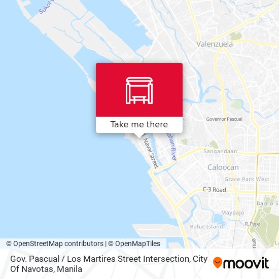 Gov. Pascual / Los Martires Street Intersection, City Of Navotas map