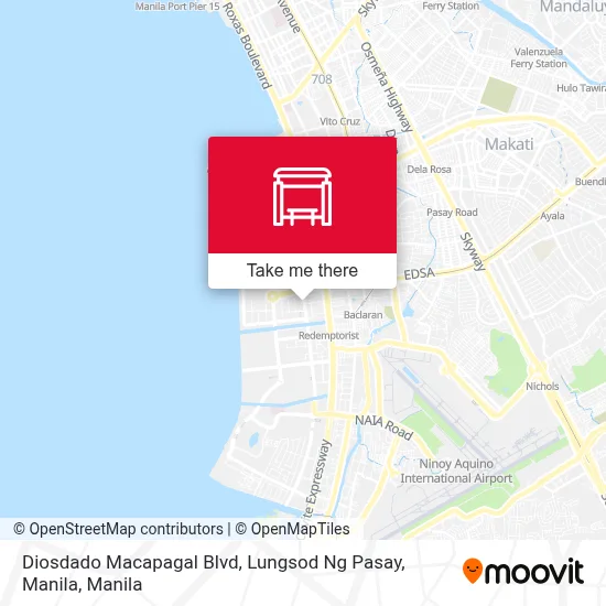 Diosdado Macapagal Blvd, Lungsod Ng Pasay, Manila map