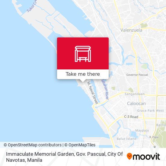 Immaculate Memorial Garden, Gov. Pascual, City Of Navotas map