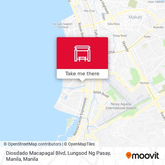 Diosdado Macapagal Blvd, Lungsod Ng Pasay, Manila map