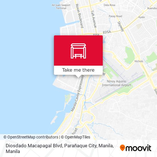 Diosdado Macapagal Blvd, Parañaque City, Manila map