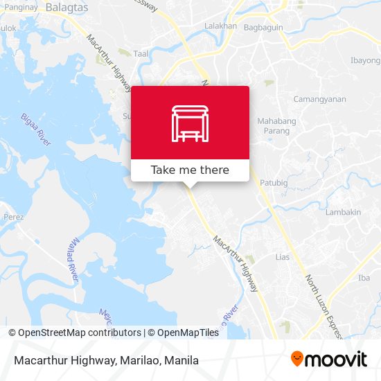 Macarthur Highway, Marilao map