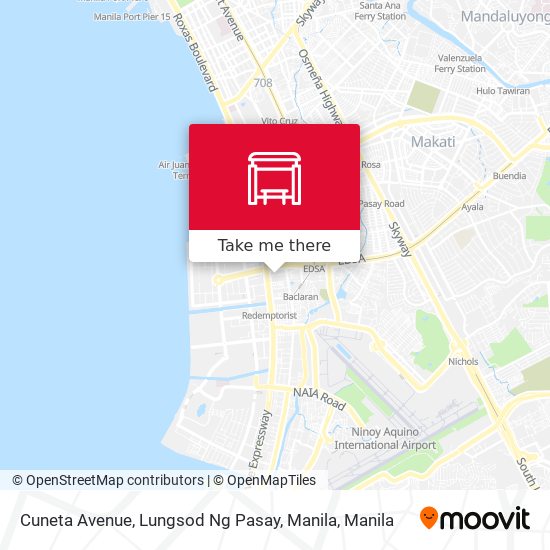 Cuneta Avenue, Lungsod Ng Pasay, Manila map