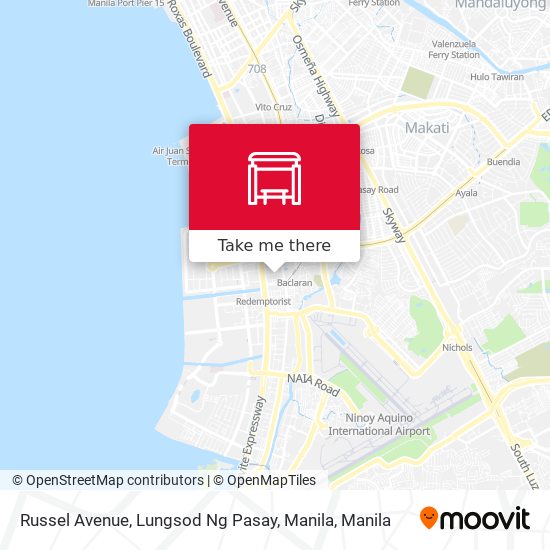 Russel Avenue, Lungsod Ng Pasay, Manila map